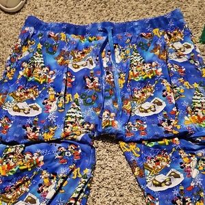 Resort To Smooth Bamboo Mickey Christmas Women's Joggers Xl